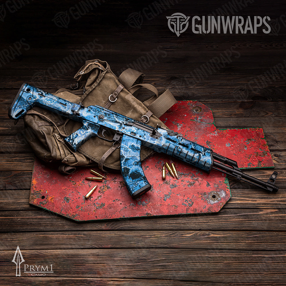 AK-47 Prym1 Stream Chambray Gun Skin Vinyl Wrap
