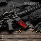 AR-15 Mag Prym1 Camo Red Gun Skin Vinyl Wrap