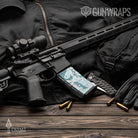 AR-15 Mag Prym1 OS Aqua Gun Skin Vinyl Wrap