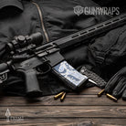 AR-15 Mag Prym1 OS Blue Gun Skin Vinyl Wrap