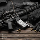 AR-15 Mag Prym1 OS Light Gray Gun Skin Vinyl Wrap