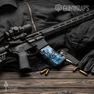 AR-15 Mag Prym1 Stream Chambray Gun Skin Vinyl Wrap