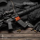 AR-15 Mag Prym1 Camo Blaze Orange Gun Skin Vinyl Wrap