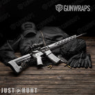 Just Hunt Deceptive Camo Whitened Gun Skin Vinyl Wrap