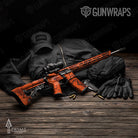 AR-15 Prym1 Camo Blaze Orange Gun Skin Vinyl Wrap