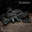 AR-15 Prym1 Camo Blue Haze Gun Skin Vinyl Wrap