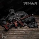 AR-15 Prym1 Camo Ember Gun Skin Vinyl Wrap