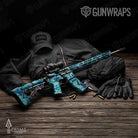 AR-15 Prym1 Camo Sea Breeze Gun Skin Vinyl Wrap