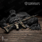 AR-15 Prym1 Camo Throw Back Gun Skin Vinyl Wrap