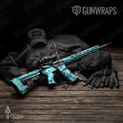 AR-15 Prym1 Stream Caribbean Gun Skin Vinyl Wrap
