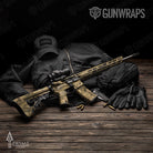 AR-15 Prym1 Stream Sepia Gun Skin Vinyl Wrap