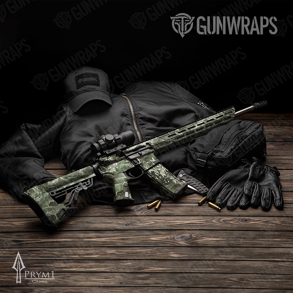 AR-15 Prym1 Stream Watercress Gun Skin Vinyl Wrap