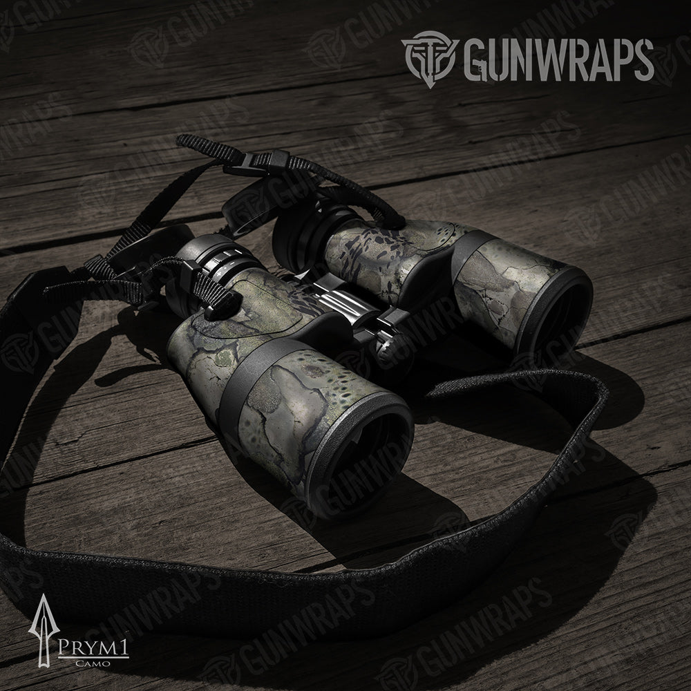 Binocular Prym1 Stream Gray Gun Skin Vinyl Wrap