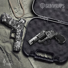Handgun Prym1 Camo Black Ice Gun Skin Vinyl Wrap