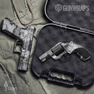 Handgun Prym1 Camo Silver Mist Gun Skin Vinyl Wrap