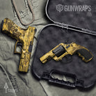 Handgun Prym1 Stream Ocre Gun Skin Vinyl Wrap