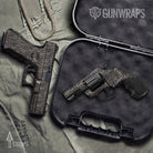 Handgun Prym1 Timber Hole Prym1 Timber Hole Gray Gun Skin Vinyl Wrap