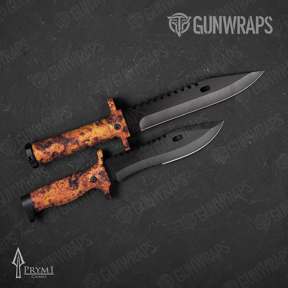 Knife Prym1 Boulder Inferno Gun Skin Vinyl Wrap