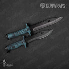 Knife Prym1 Camo Black Tip Gun Skin Vinyl Wrap