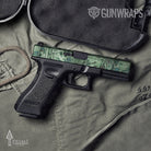 Pistol Slide Prym1 Camo Jade Gun Skin Vinyl Wrap