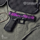 Pistol Slide Prym1 Camo Pink Blast Gun Skin Vinyl Wrap
