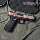 Pistol Slide Prym1 OS Salmon Gun Skin Vinyl Wrap