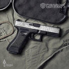 Pistol Slide Prym1 OS White Gun Skin Vinyl Wrap