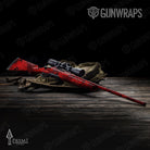 Rifle Prym1 Camo Red Gun Skin Vinyl Wrap