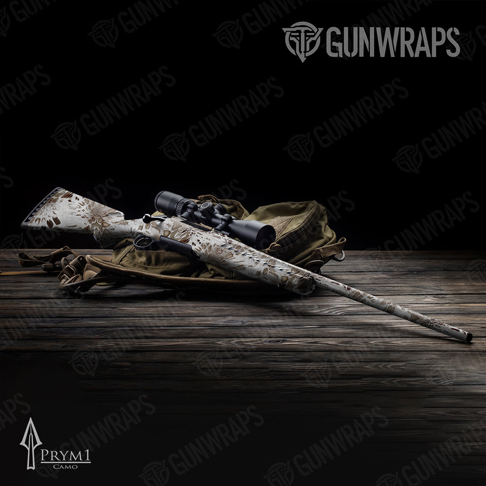 Rifle Prym1 Camo White Out Gun Skin Vinyl Wrap
