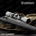 Just Hunt Deceptive Camo Whitened Gun Skin Vinyl Wrap