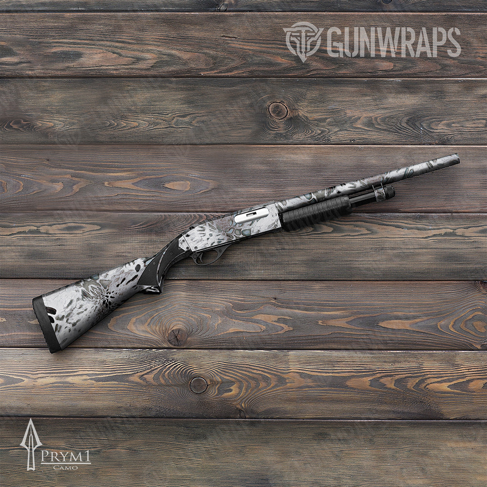 Shotgun Prym1 Camo Silver Mist Gun Skin Vinyl Wrap