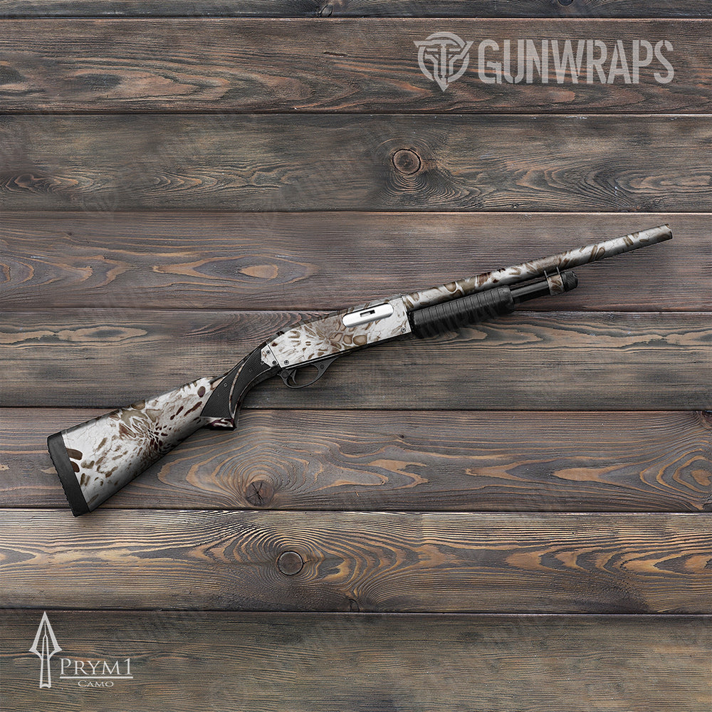 Shotgun Prym1 Camo White Out Gun Skin Vinyl Wrap