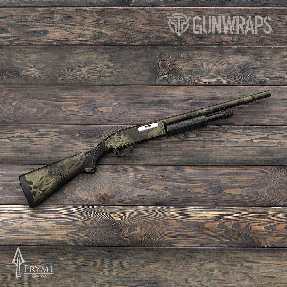 Shotgun Prym1 Camo Woodlands Gun Skin Vinyl Wrap