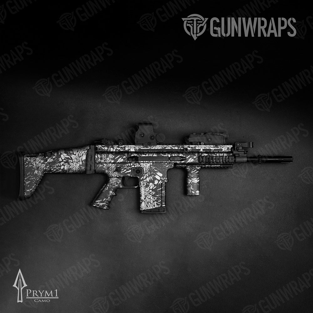 Tactical Prym1 Camo Black Ice Gun Skin Vinyl Wrap