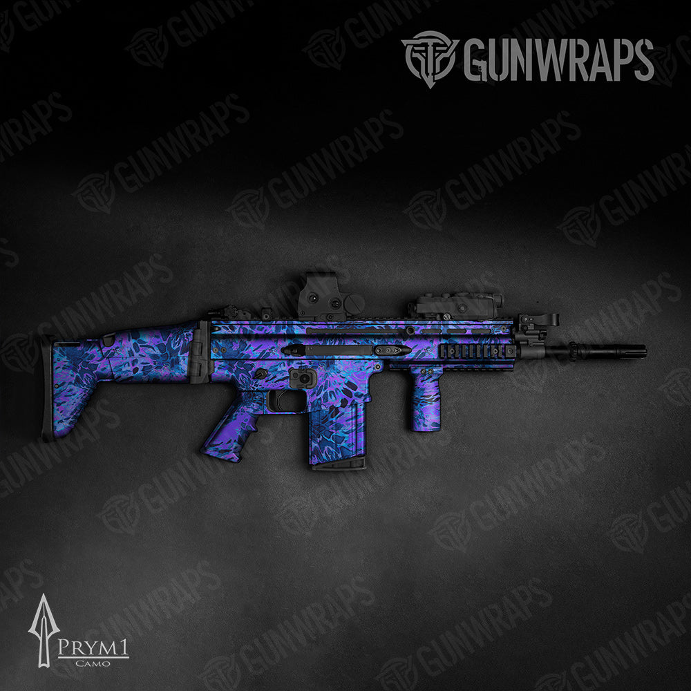 Tactical Prym1 Camo Purple Tang Gun Skin Vinyl Wrap
