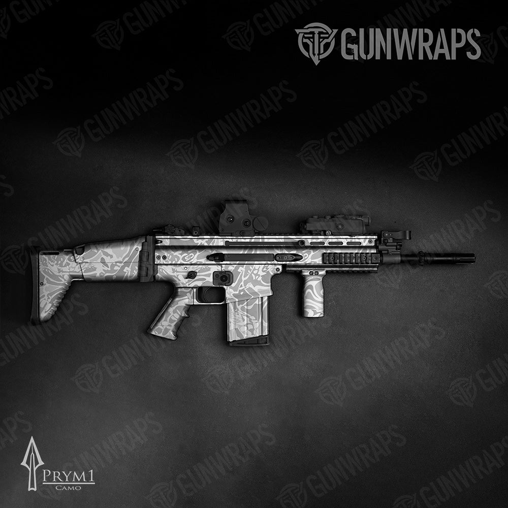 Tactical Prym1 OS Light Gray Gun Skin Vinyl Wrap