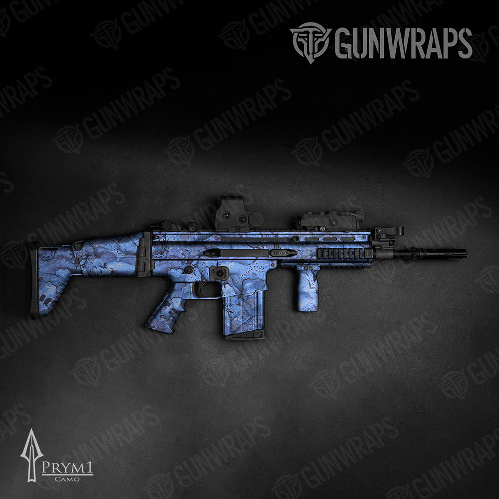 Tactical Prym1 Stream Blue Gun Skin Vinyl Wrap