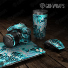 Universal Prym1 Stream Blue Gun Skin Vinyl Wrap