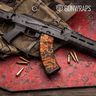 Old School Duck Autumn Gun Skin Vinyl Wrap
