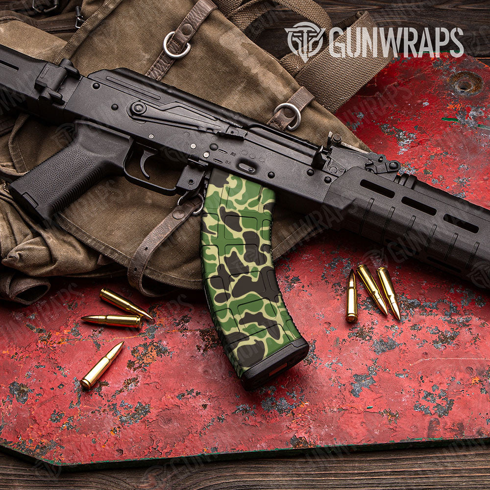 Old School Duck Jungle Gun Skin Vinyl Wrap