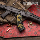 Old School Duck Militant Yellow Gun Skin Vinyl Wrap