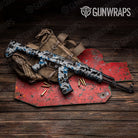 Old School Duck Blue Tiger Gun Skin Vinyl Wrap
