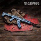 Old School Duck Cool Blue Gun Skin Vinyl Wrap