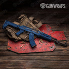 Old School Duck Elite Blue Gun Skin Vinyl Wrap