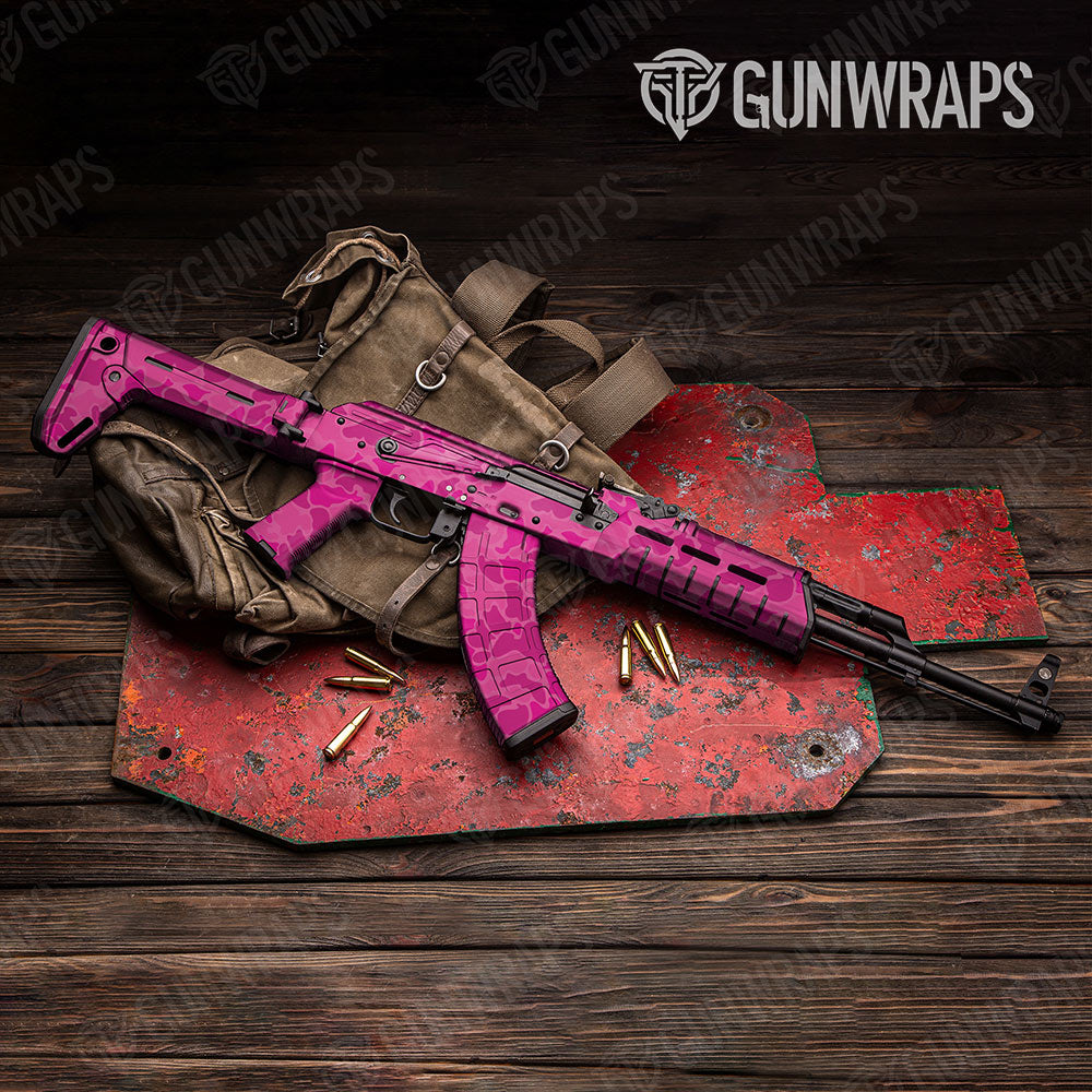 Old School Duck Elite Magenta Gun Skin Vinyl Wrap
