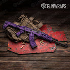 Old School Duck Elite Purple Gun Skin Vinyl Wrap