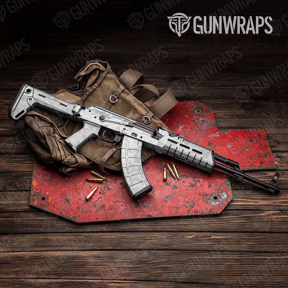 Old School Duck Elite White Gun Skin Vinyl Wrap
