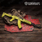 Old School Duck Elite Yellow Gun Skin Vinyl Wrap