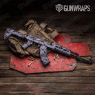 Old School Duck Lilac Gun Skin Vinyl Wrap
