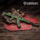 Old School Duck Mardi Gras Gun Skin Vinyl Wrap